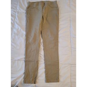 Women's Faded Glory Pants Tan Trouser Flap Pocket Stretch Size 6‎ (30x30)
